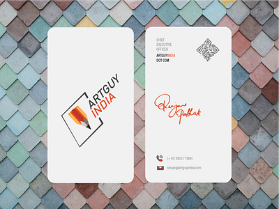 Artguy India Business Card branding business card design icon illustration illustrator logo typography