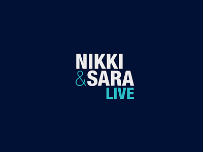 Nikki & Sara Live animation branding editing logo design mtv