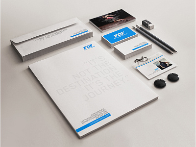Fixed on Fitness Collateral branding design logo stationary