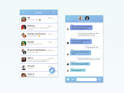 Daily UI 013 — Direct Messenging daily ui daily ui 013 daily ui challenge design direct messaging ui