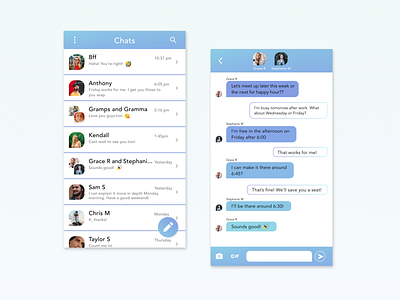 Daily UI 013 — Direct Messenging
