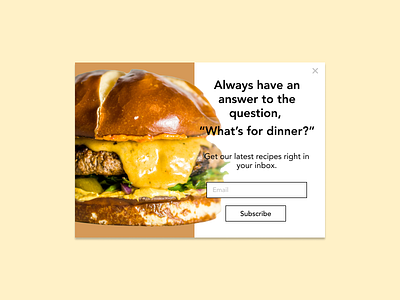 Daily UI 016 — Popup Ad ad banner ad design daily ui 016 daily ui challenge dailyui design popup ui