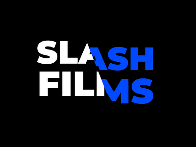 Slash Films Logo branding design logo logocore