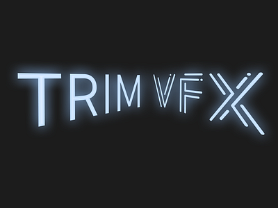 Trim VFX Logo branding design logo logocore