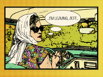 I'm Leaving, Jeff design digital illustration digitalart photoshop