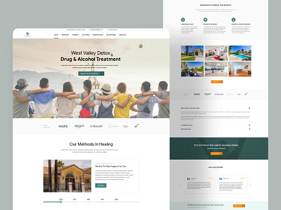 West Valley Detox app app design design health healthcare medecine mobile app design rehab rehabilitation ui uiux ux uxdesign