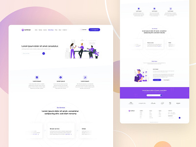 Techforest design landing page landing page design landingpage logo minimal page design ui uiux ux uxdesign