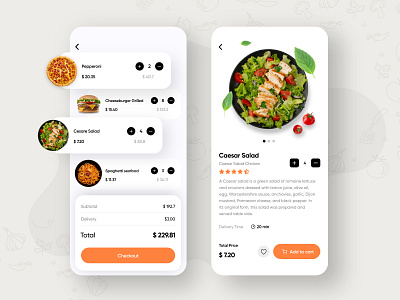 Food App Design app app design application delivery delivery app design food food and drink food app food design mobile app design mobile ui ui ux uxdesign uxui