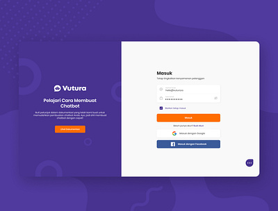 Vutura - Re-Design Login Page design login login page ui ui design website website design