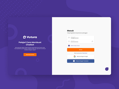 Vutura - Re-Design Login Page