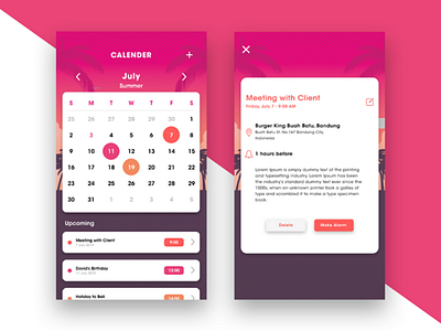 Calender UI - Day 1 of 6 Days UI Challenge