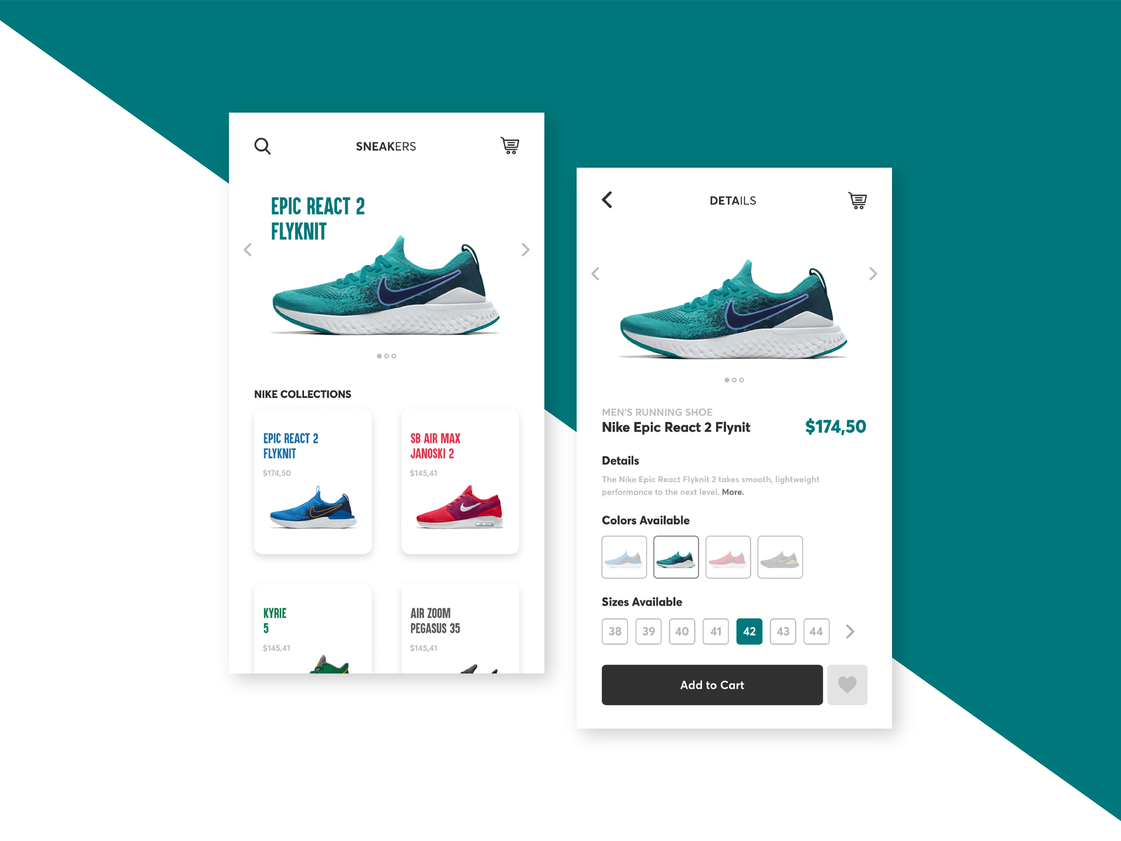 Sneakers UI Designs, Themes, Templates And Downloadable Graphic ...