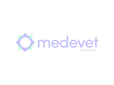 medevet brand design branding logo logo design pastel pastels