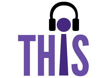 THIS Radio logo purple radio