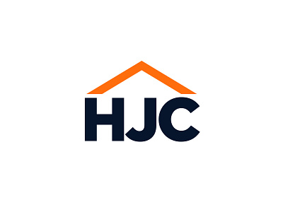 HJC house logo logotype orange