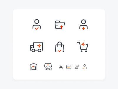 DGService New Icons cartdesign design icon icondesign icons iconset minimal ui uiux usericon ux website