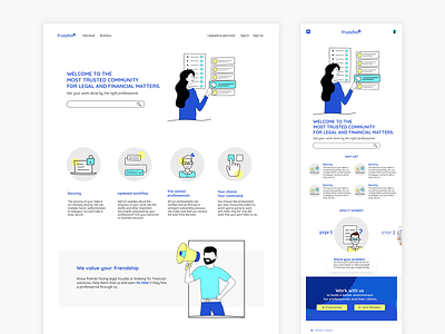 Website Design | Truadvo illustration ui ux website