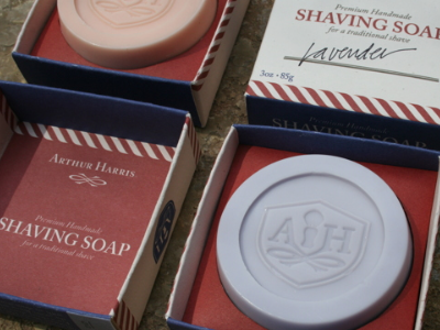 Arthur Harris shaving soap brush packaging shave shop soap wet shaving