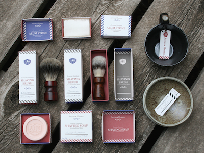 Arthur Harris Shave Shop Packaging