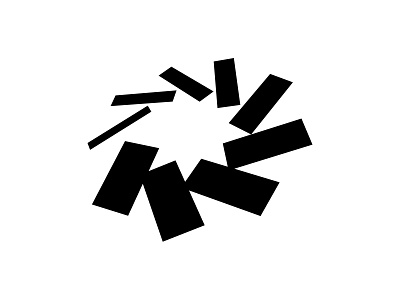 Circular circular development icon logo