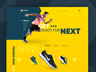 Sports Website app concept design flat illustrator ui ux web website