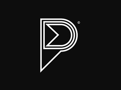 HWDC - 007 - Letter P brand identity branding icon letter lettering logo logos logotype minimal p plogo symbol