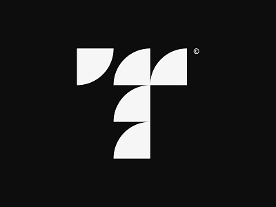 HWDC - 012 - Letter T brand identity branding icon letter lettering logo logos logotype minimal symbol t tlogo