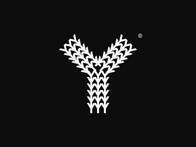 HWDC - 025 - Letter Y brand identity branding icon letter lettering logo logos logotype minimal symbol y y logo