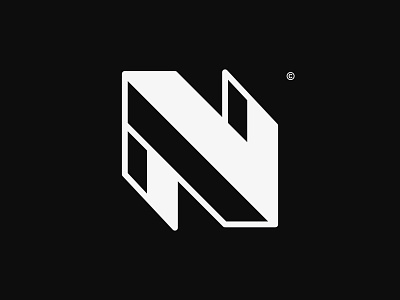 HWDC - 026 - Letter N brand identity branding icon letter lettering logo logos logotype minimal n n logo symbol