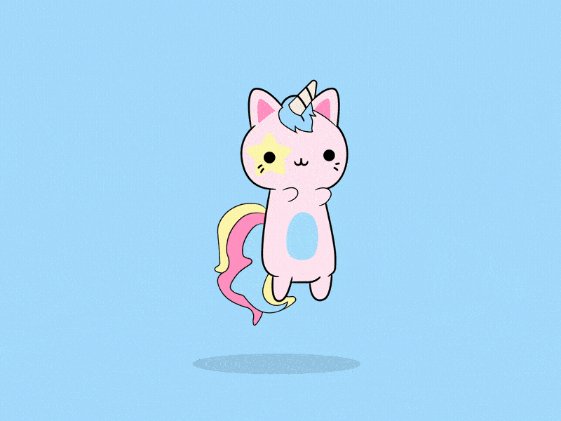 Rainbow Cat animation by Eirik Ruiner Torgersen on Dribbble