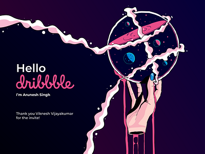 Hello Dribbble, I'm Arunesh!