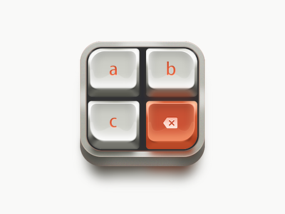 Retro keyboard Icon icon keyboard retro