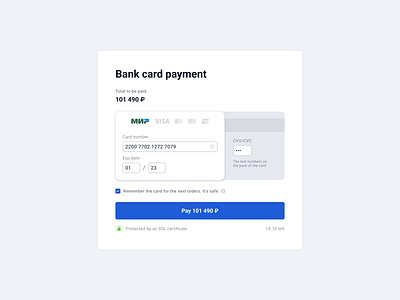 DailyUI 002 – Credit Card Checkout