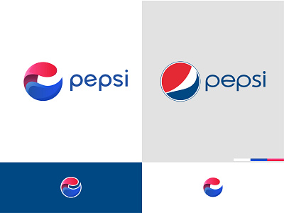Pepsi logo redesign . 3d artwork branding design design art drowning graphic design illustration illustrator logo logo design practice logo redesign logodesign redesign ui vector vector art