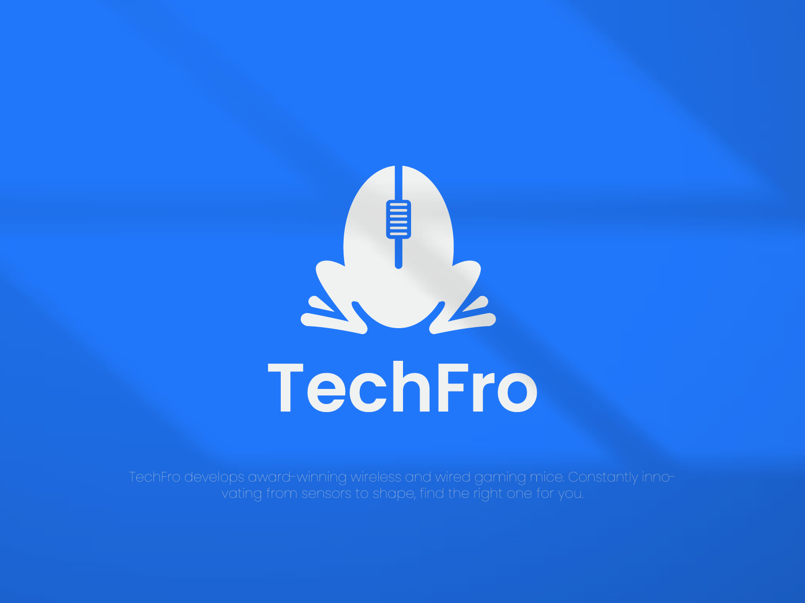Mouse brand logo , techfrog logo concept.