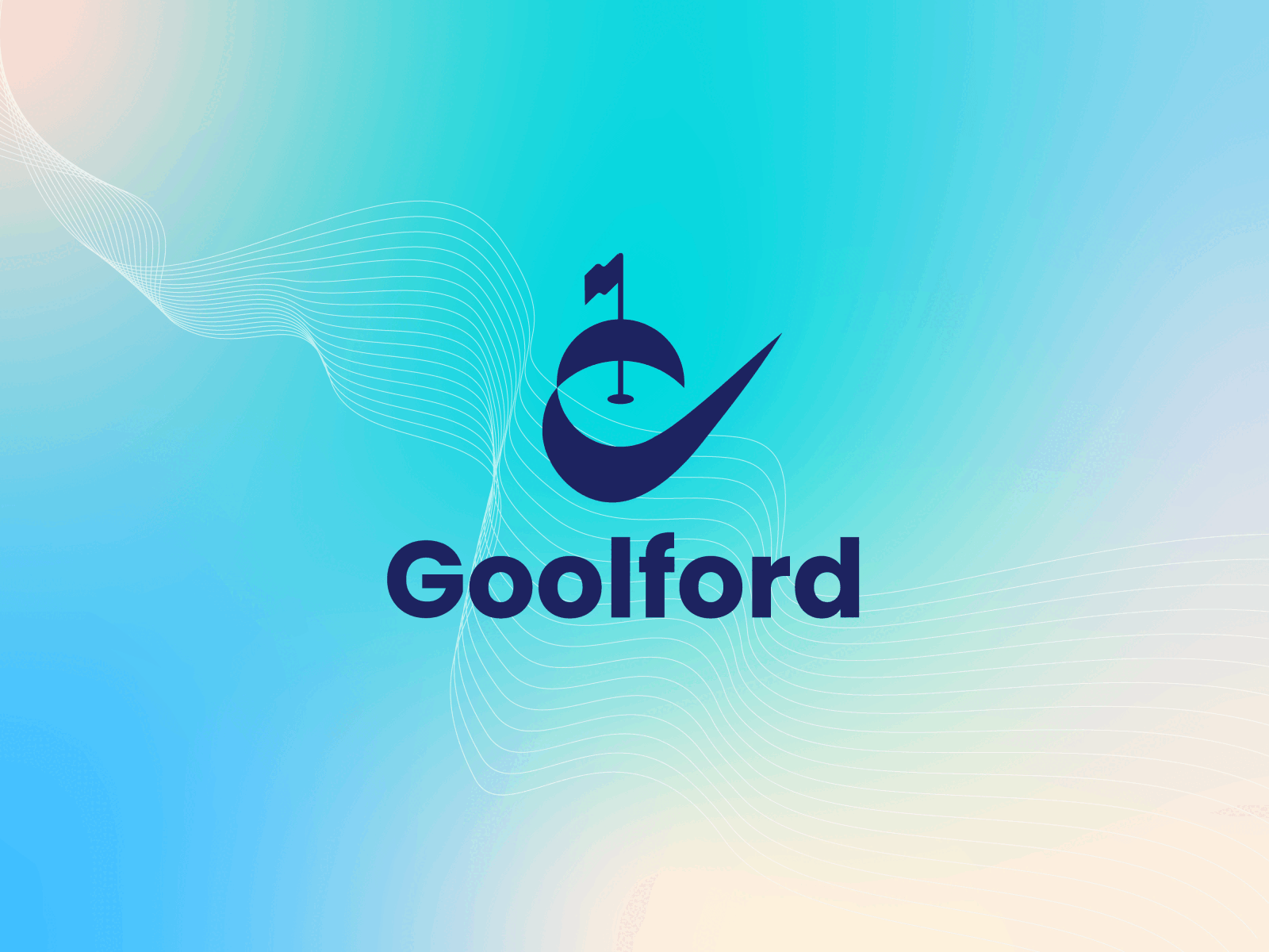 goolford brand icon branding branding design business icon design design art golf golf club golf logo graphic design illustration letter mark logo logo mark logo type minimal logo outdoor sports sports logo ui vector art