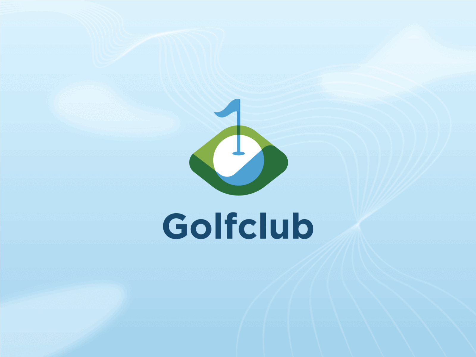 golf logo abstract logo artwork branddesign branding business icon design design art drowning golf club logo golf logo graphic design illustration illustrator letter mark logo logomark sports logo ui vector art