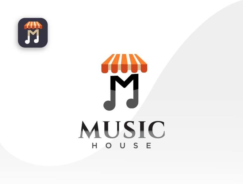 Monogram Initial Letter MM Simple Logo Graphic by Nuriyanto51