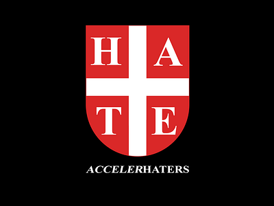 Accelerhaters - logo for a Bike Club