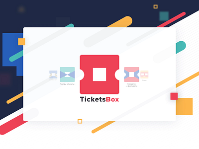 TicketsBox branding design desktop logo ticket tickets
