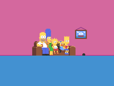 The Simpsons pixel pixelart thesimpsons