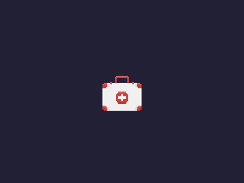 MedKit animation case gif icon medic pixel pixel art pixelart