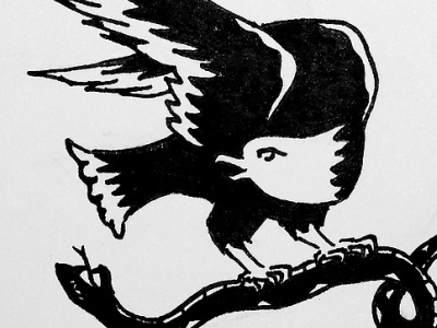 Bald eagle east coast bred flash illustration snake tattoo