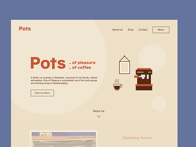 Cafe Landing Page