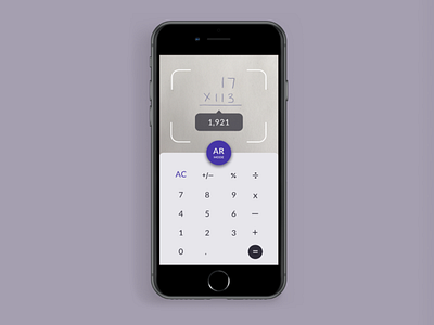 AR Calculator app