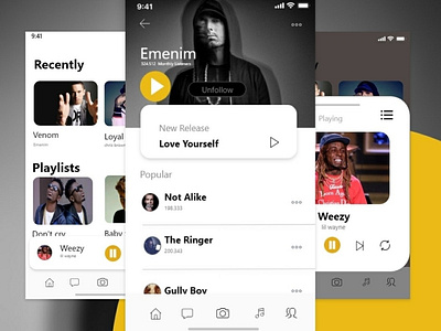 Music App Re - Design