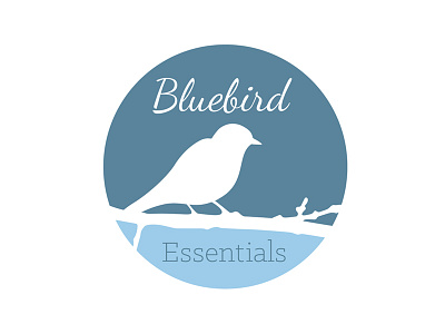Another Bird animals bird blue bluebird logos negative space wildlife