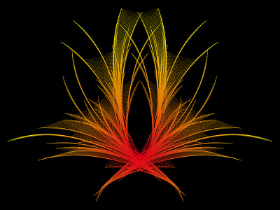 Foliage Structure Project 2 abstract black red vector yellow