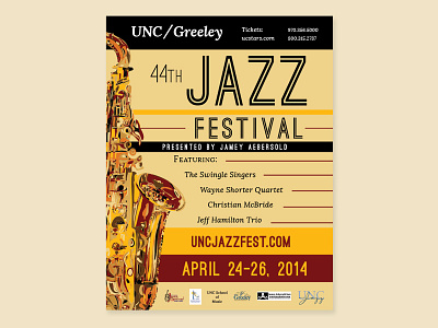 Jazz Fest Letter Size Flyer flyer greeley layout print