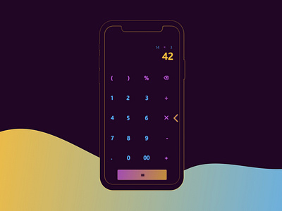 Daily UI day 4 - Calculator